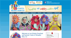 Desktop Screenshot of lesenfantschildcare.com