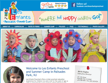 Tablet Screenshot of lesenfantschildcare.com